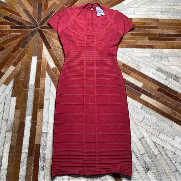 Herve Leger Bailey Bandage Dress - Picture 2 of 5